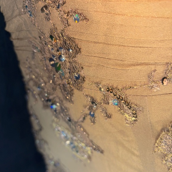 Elegant Gold Evening Gown by Mandalay - Picture 5 of 5